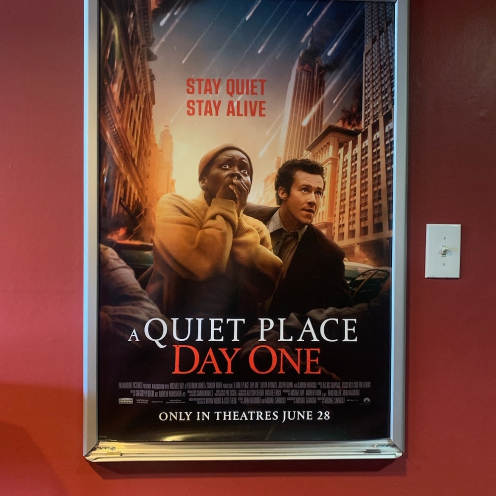 A Quiet Place: Day 1 Movie Theater Poster